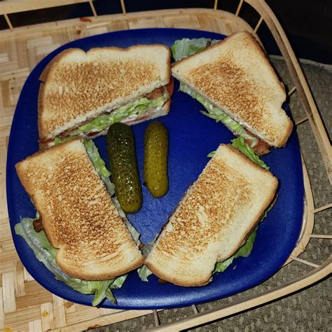 BLT With Pickles Dining And Cooking