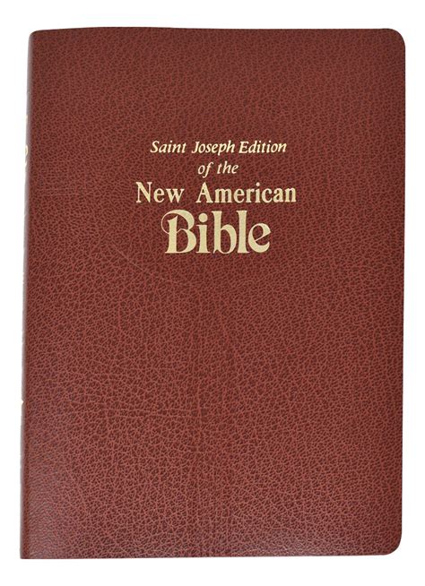 St Joseph New American Bible Revised Edition Brown Simulated Leather