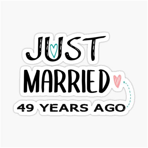 49th Wedding Anniversary Stickers Redbubble
