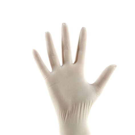 White Latex Gloves Slightly Powdered 100pcs