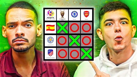Footy Tic Tac Toe Will Vs Vincent Youtube