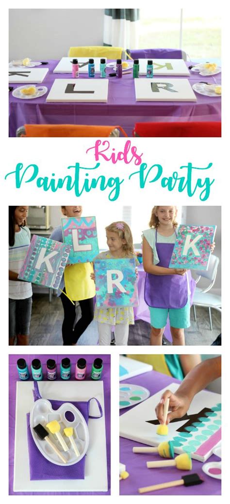 This Painting Party For Kids Is Such A Fun Activity Everyone Gets To