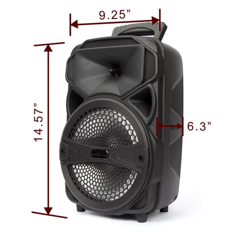 Portable Fm Bluetooth Speaker Subwoofer Heavy Bass Sound System Party 8