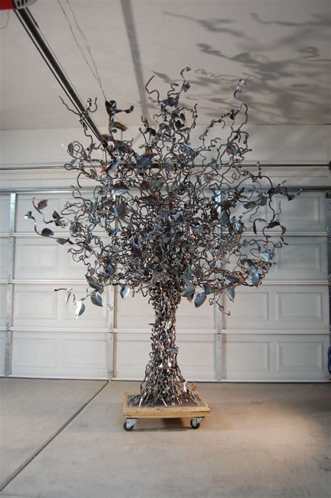 Sculpture John Lovely Metal Art Metal Tree Wall Art Metal Tree