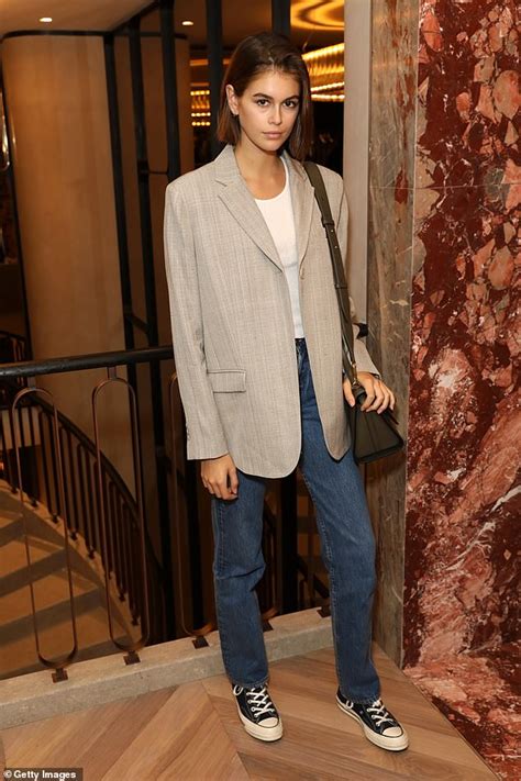 Kaia Gerber Looks Casually Chic As She Swaps The Runway For Store