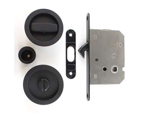 Circular Design Bathroom Hook Lock For Sliding Pocket Doors With Turn