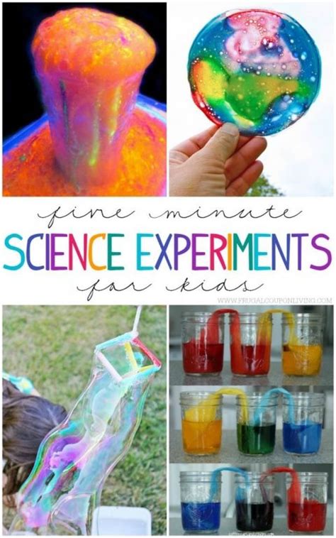 5 Minute Science Experiments For Kids Science Experiments Kids Easy