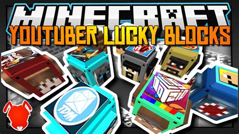 Minecraft Youtuber Lucky Blocks Mod O Youtube