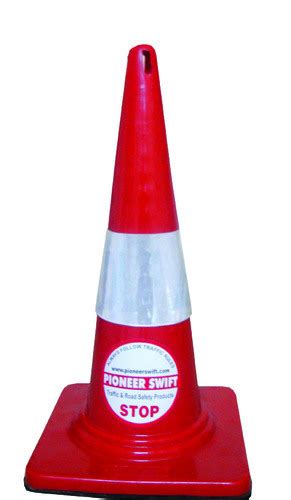 Rubber Base Safety Cone रबर ट्रैफिक कोन In Baner Pune Balaji
