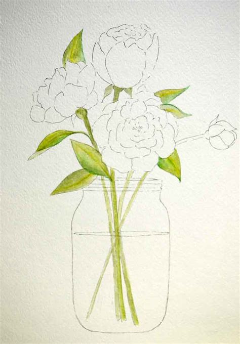 Peony Patterns - Just Paint It Blog I felt physically ill because i could not figure out how it is very good and convenient if you know how to draw a rose by heart without seeing one.