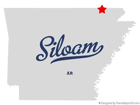 Map Of Siloam Ar Arkansas