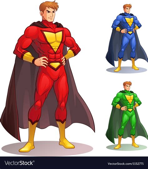 Great Superhero Royalty Free Vector Image Vectorstock