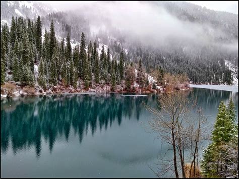 Kazakhstan Kolsai Lakes Near The City Of Almaty The Turquoise Lakes