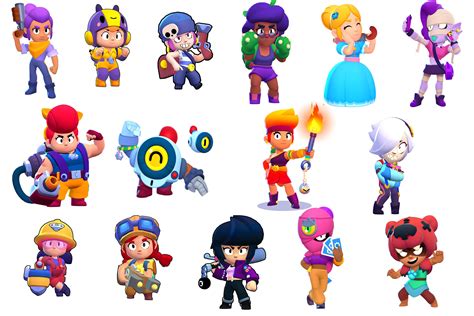 Brawl Stars Female Characters Have Some Amazing And Varied Designs