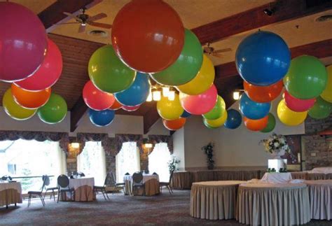 More balloon decoration ideas with tutorials. Balloon Ceiling Decorations