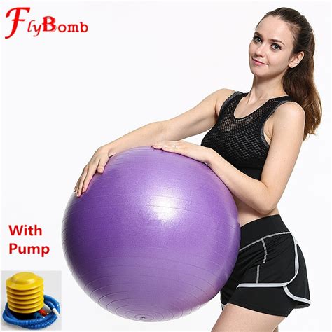 Flybomb 55 75cm Safe Yoga Stress Ball Pilates Balance Sport Fitball