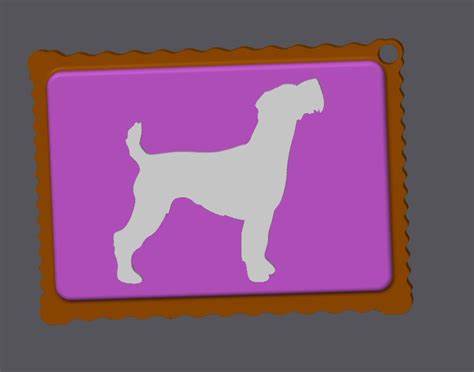 STL file DOG COOKIE KEYRING - ROUGH COAT JACK RUSSELL・3D printable Картинка - STL file DOG COOKIE KEYRING - ROUGH COAT JACK RUSSELL・3D printable