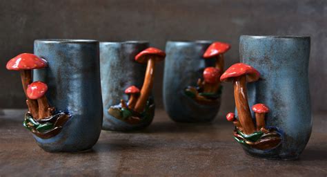 Whimsical Mushroom Vessels Crafted By Ceramicist Abby