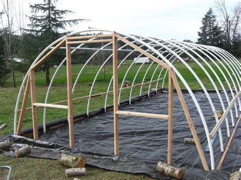Top 10 cheap & easy diy greenhouses. DIY Hoop Greenhouse | The Owner-Builder Network