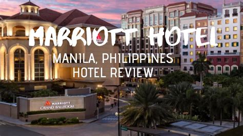 Hotel Review 6 Manila Marriott Hotel Premium Room Youtube