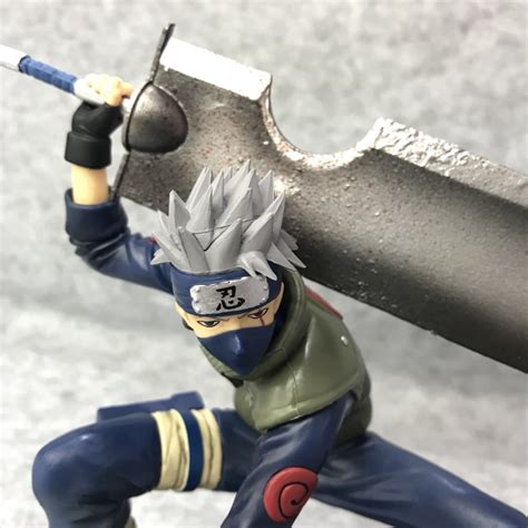 Naruto Kakashi With Great Sword Gem Action Figures Model Toys 15cm In