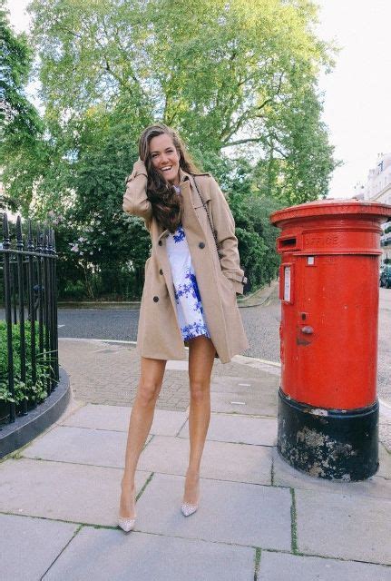 Fall Outfits With A Nude Trench Coat Fashionfaves