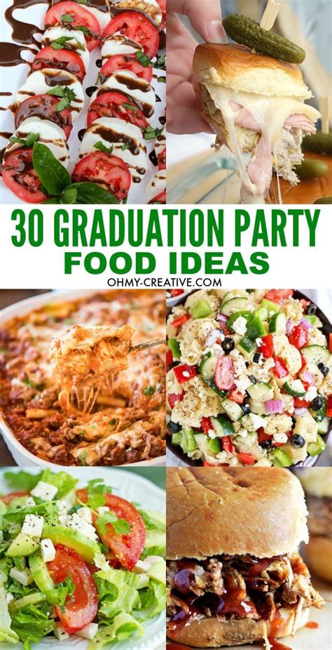 It's that time of year…it's time for graduations and many other party's and events. 30+ Must Make Graduation Party Food Ideas - Oh My Creative ...