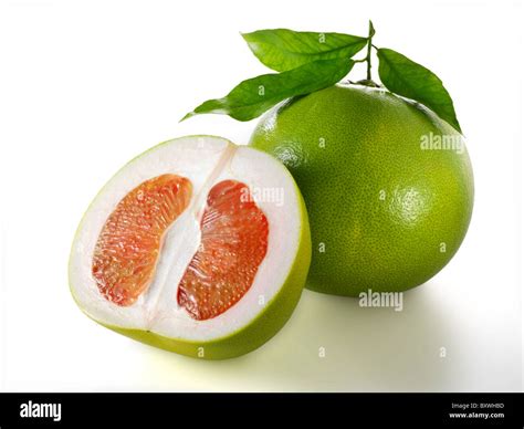 Fresh Pomelo Citrus Fruit Stock Photo Alamy