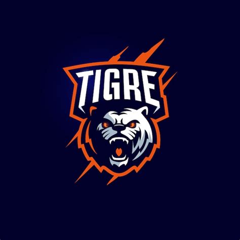 Premium Vector Tiger Mascot Sport Team Logo Template