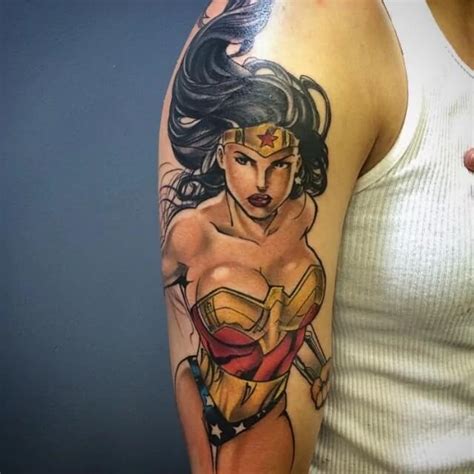 32 Epic Pictures Of The Wonder Woman Tattoo We All Love