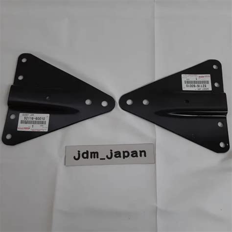 Toyota Landcruiser Bj Fj Front Bumper Bracket Support Rh Lh Set Genuine Picclick