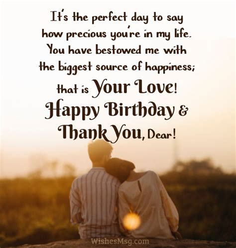 Thank You Messages For Husband Romantic And Sweet Wishesmsg