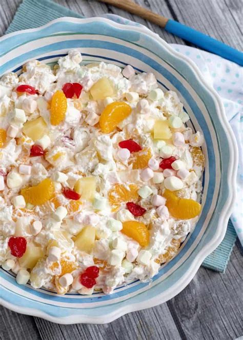Sharon fruit is tossed with toasted. Five Cup Fruit Salad - Southern Plate | Fruit salad yummy ...