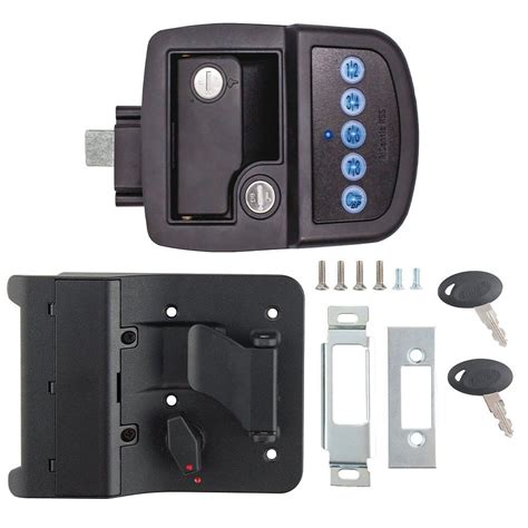 The Bauer Bluetooth Keyless Rv Entry Door Lock Features Close Field