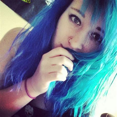 Half Turquoise Half Violet Punky Colors Punky Color Crazy Hair Hair