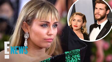 Miley Cyrus Talks Divorce From Liam Hemsworth And Sobriety E News Youtube