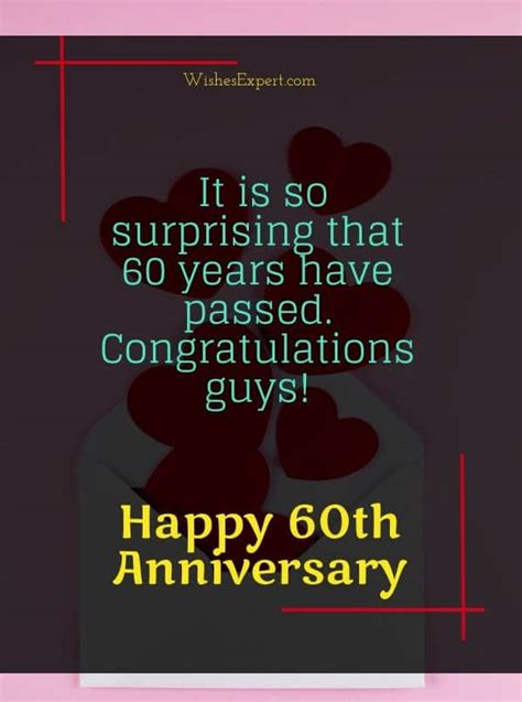 60 Best Happy 60th Anniversary Wishes And Messages