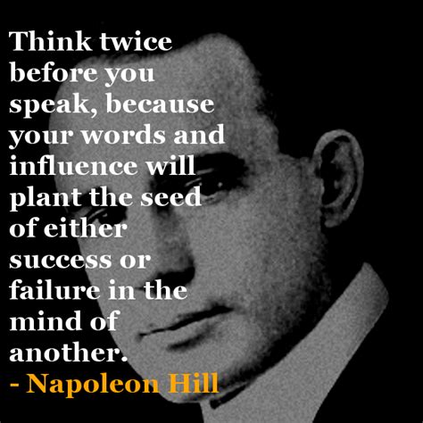 Napoleon hill was an american author in the area of the new. Monday Inspiration LunchBOX | #2 | Napoleon Hill, Mother ...