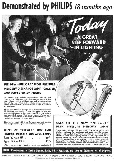 Vintage Philips Lighting Ad Ca 1930 History Proud Commercial