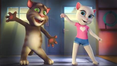 Talking Friends Tom And Angela My Talking Tom And Angela Love Letters Vs Toms Funny Reactions