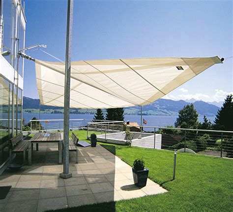 It adds a special uniqueness to a space that's always riddled. Retractable Awning from SunSquare - electric canopy with ...