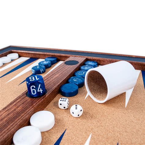 Backgammon Tabletop Game Classic Blue
