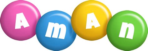 Aman Logo Name Logo Generator Candy Pastel Lager Bowling Pin