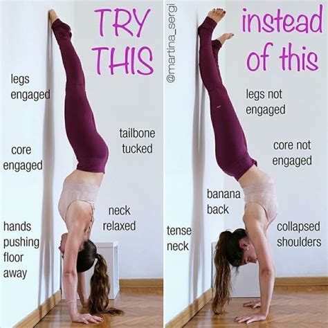 Perfect Handstand pose #Fitness | Yoga handstand, Yoga for ...