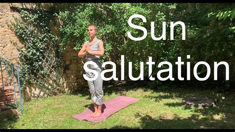 According to yogic thoughts, it is believed that offering prayer adhomukha svanasana in sanskrit is downward facing dog. Yoga #1 : Sun Salutation - YouTube