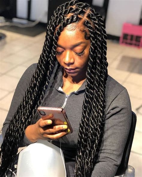 Havana Twist Braids Hairstyles 2020 Black Female Braids