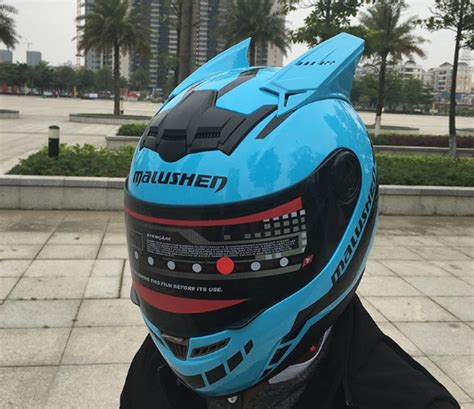 Browse open and full face helmets plus new designs from agv, arai, shark, bell, shoei, hjc and more. MALUSHEN99 318 Full Face Motorcycle Helmet with Horn Blue ...