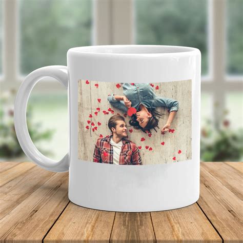 Personalised Photo Mug Printed With Your Photo And Text Etsy