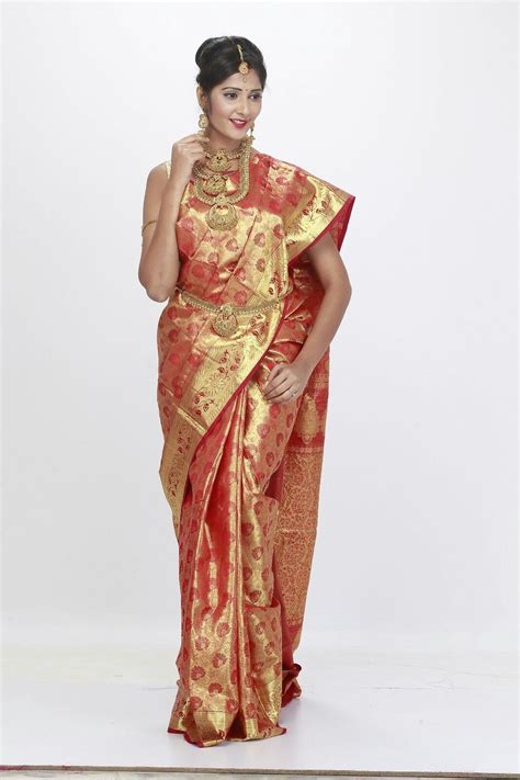 Chilli Red Full Gold Zari Kanjivaram Saree From The Makers You Can Buy