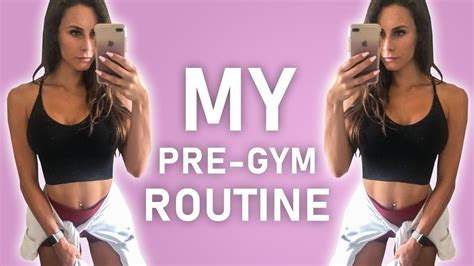 My Pre Gym Routine Get Ready With Me Youtube
